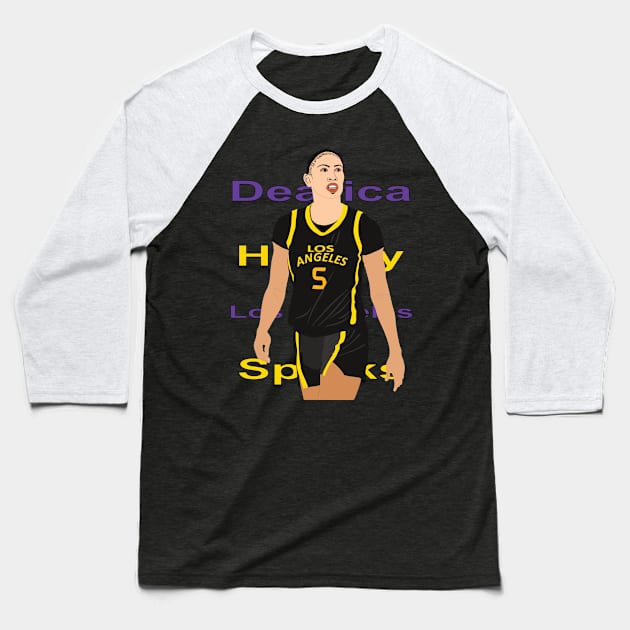 Los Angeles Sparks player Baseball T-Shirt by GiCapgraphics